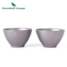 Boundless Voyage Titanium Wine Tea Sake Cup Mug Outdoor Camping Hiking Travel Picnic Whiskey Flask Flagon Tableware Drinkware