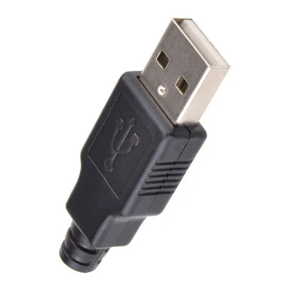 10 шт. разъем USB 2 0 типа A 4-контактный адаптера с черной пластиковой крышкой |
