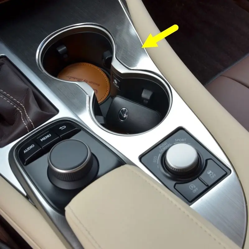 

For LEXUS RX200t RX450h RX350 2016 Water Cup Panel Decoration Cover Trim 1pcs Car-styling