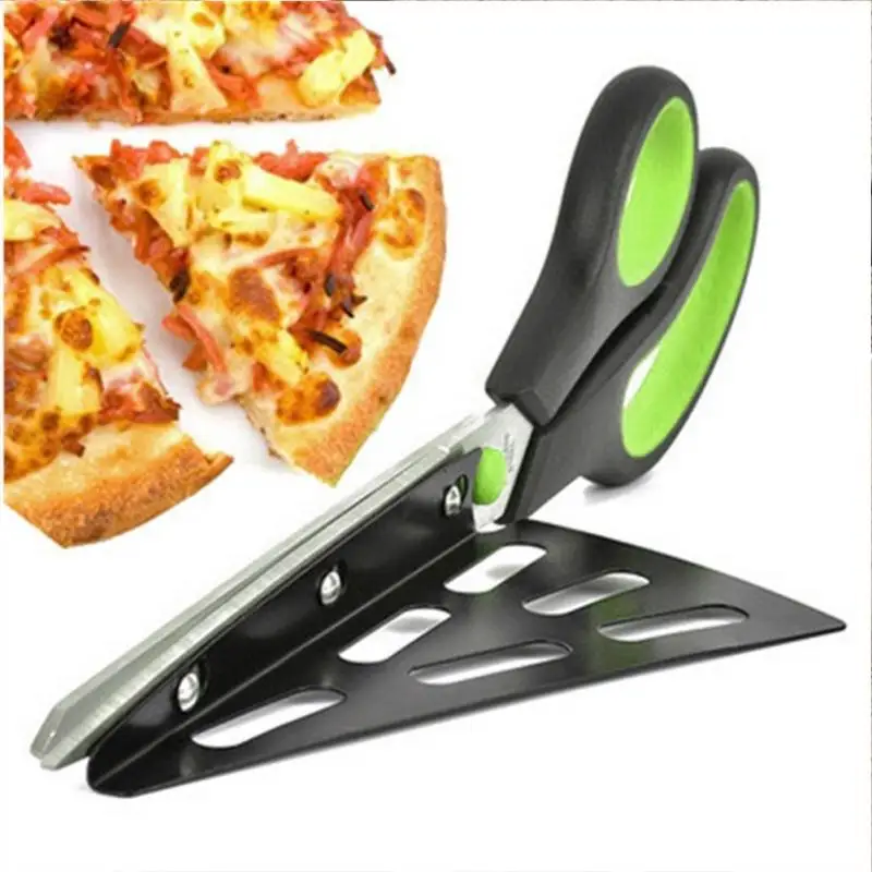 

33.5cm(13.1'') Pizza scissor Pancake Cutter Spatula Slicer Pastry Kitchen Pie Serve slice tool shear Restaurant