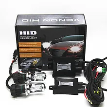 Bixenon HID H4 Hi/Lo лампы DC 55 Вт H4 Bi xenon H4-3 лампы Замена фар