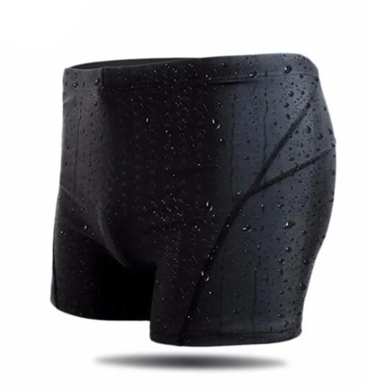 

Men Square Leg Elastic Shark Skin Swimwear Surfing Beach Swimsuit Swimming Trunks Breathable Men Boxer Board Short Brief