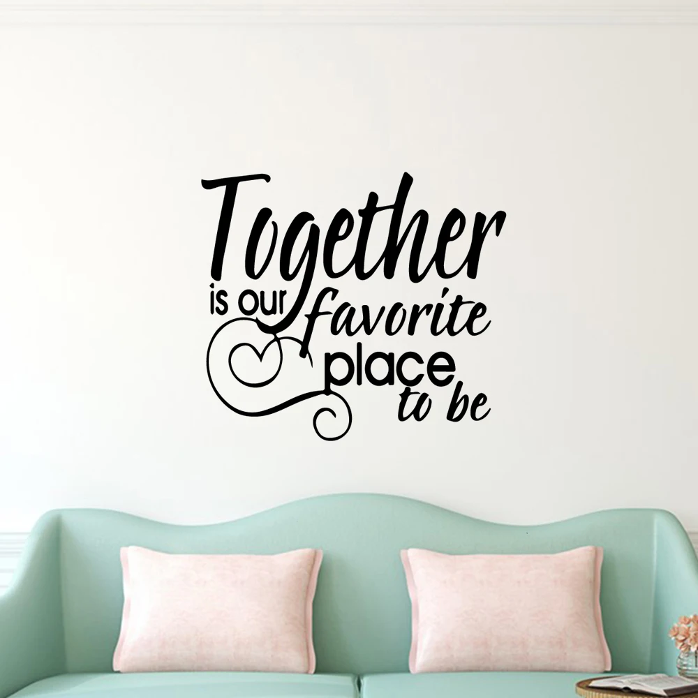 Personalized Artistic sentence citation Home Decor Modern Decoration