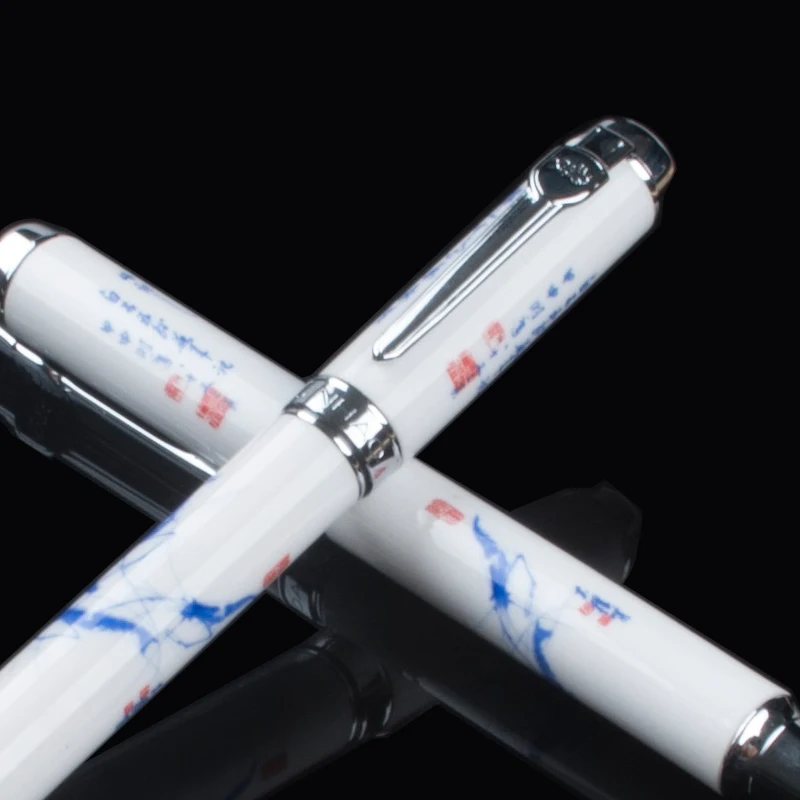 JINHAO 950 фарфоровая бело-голубая роллер с шариком QIBAISHI краска для креветок |