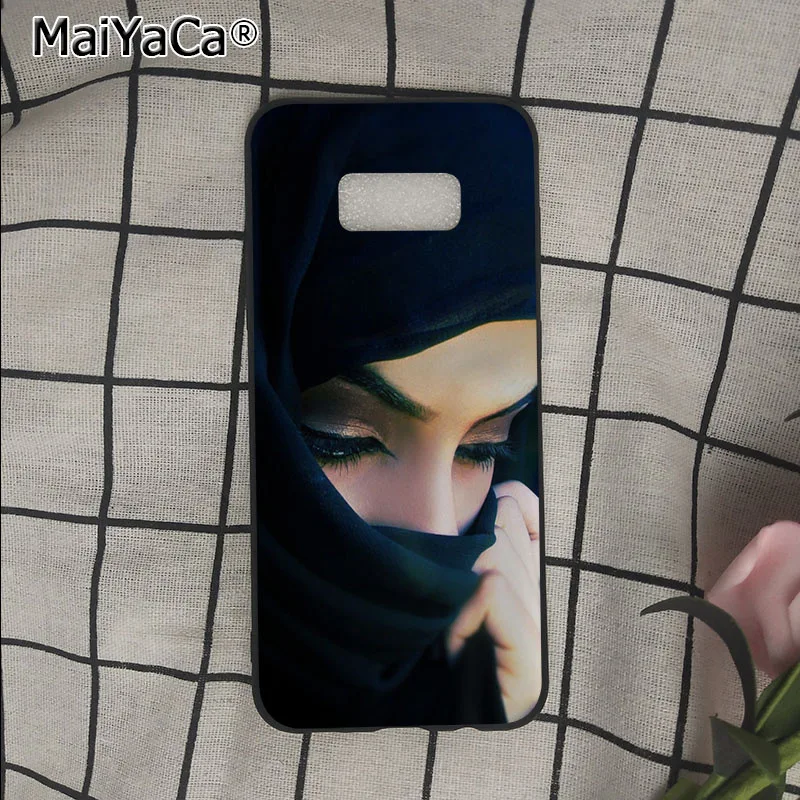 Muslim Islamic Gril Eyes Woman In Hijab Face