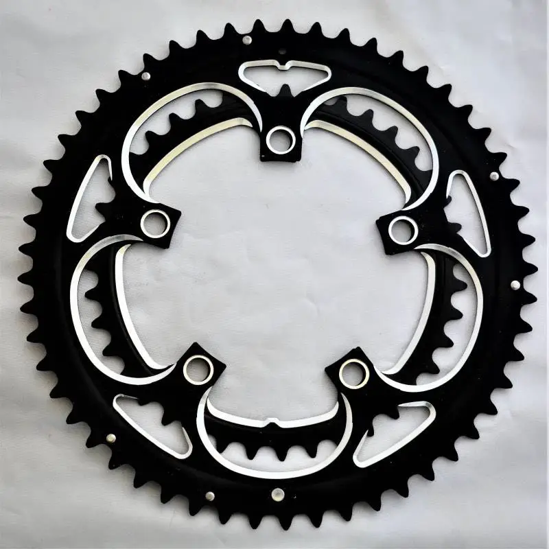 

Double Chainring BCD110 53T 39T 34T 48T 50T Dual Disc 5 to 9 speed 3/32 Chain wheel crankset