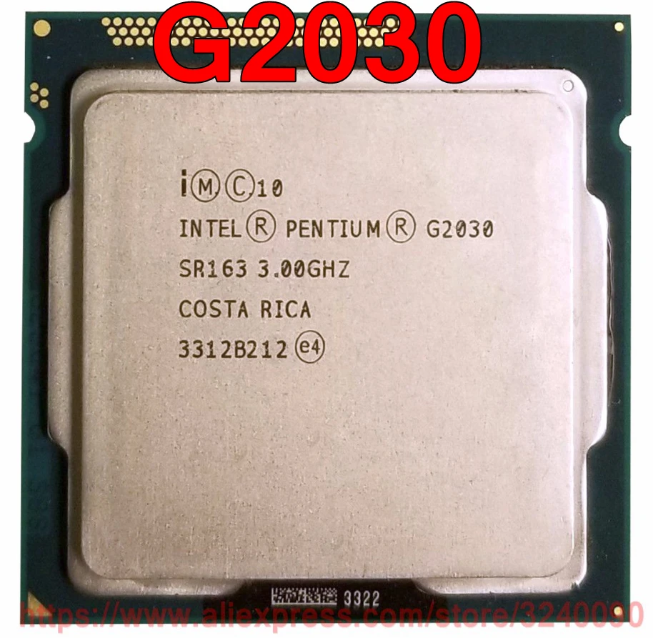 Original intel cpu pentium g2030 sr163 processor 3 00ghz 3m dual core