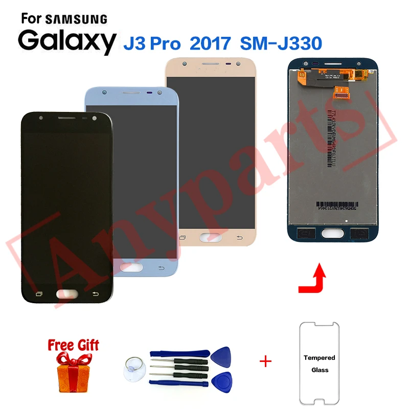 ЖК дисплей для SAMSUNG Galaxy J3 Pro экран Samsung 2017 сменный SM J330F экран|Экраны мобильных