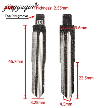 Keyforkess 15X No.25 #25 #03 #116 #117 per Honda Accord Fit Civic City BYD chiave auto originale Flip remoto VVDI JMD Key Blade Blank - Jingyuqin 15X No 25 25 03 116 117 per Honda Accord Fit Civic City BYD