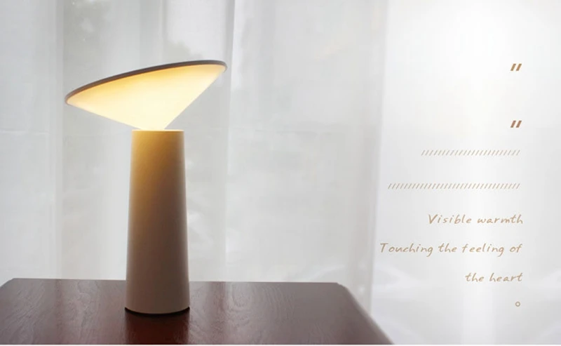 Modern ABS Eye Protection Desk Night Light USB LED Students Reading Book Light Touch Sensor Flexible LED White Black Table Lamp (5)