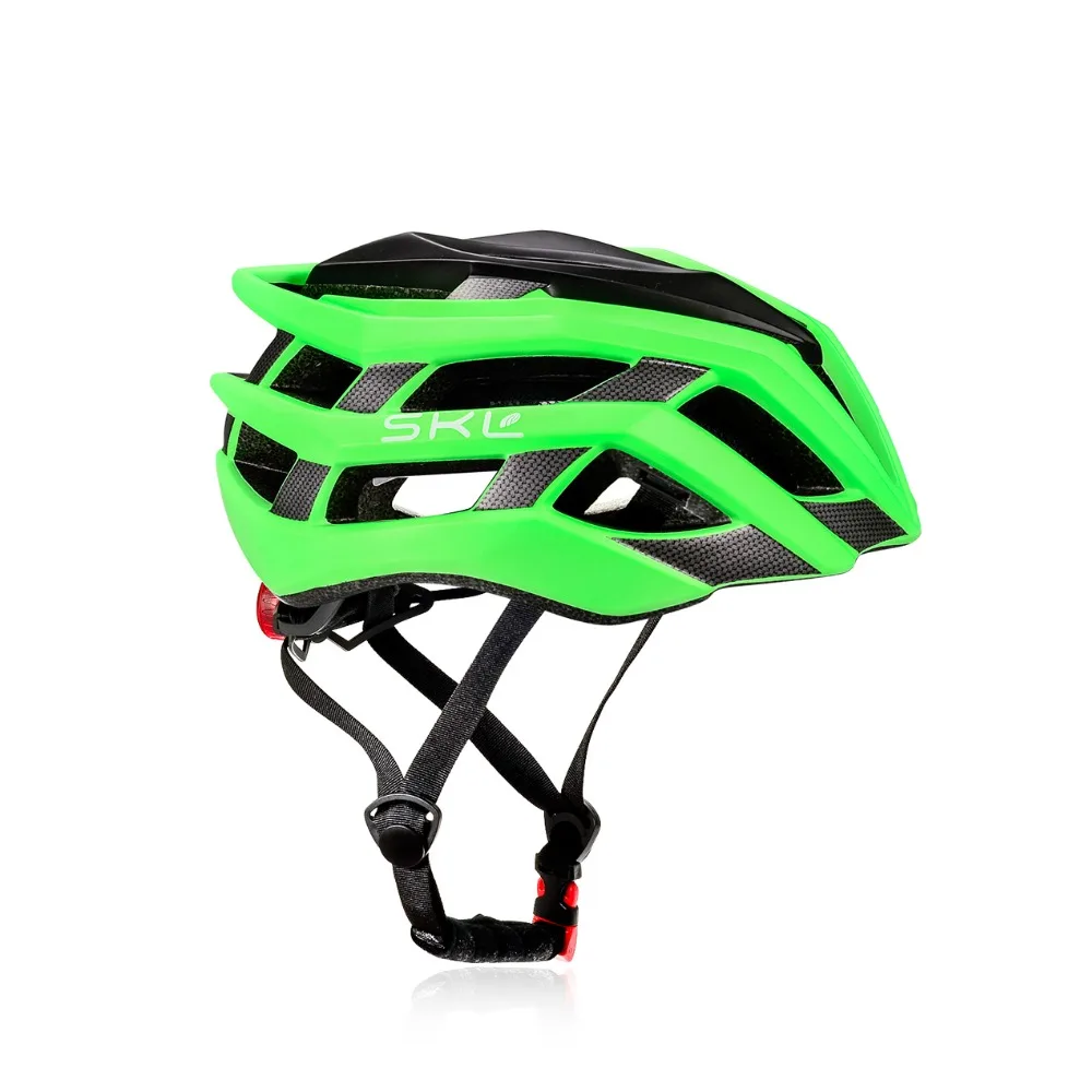 

SKL Adult Cycling Bike Helmet with Safety LED Taillight Adjustable Ultralight Stable Road/Mountain Cycle Helmets For Mens Women