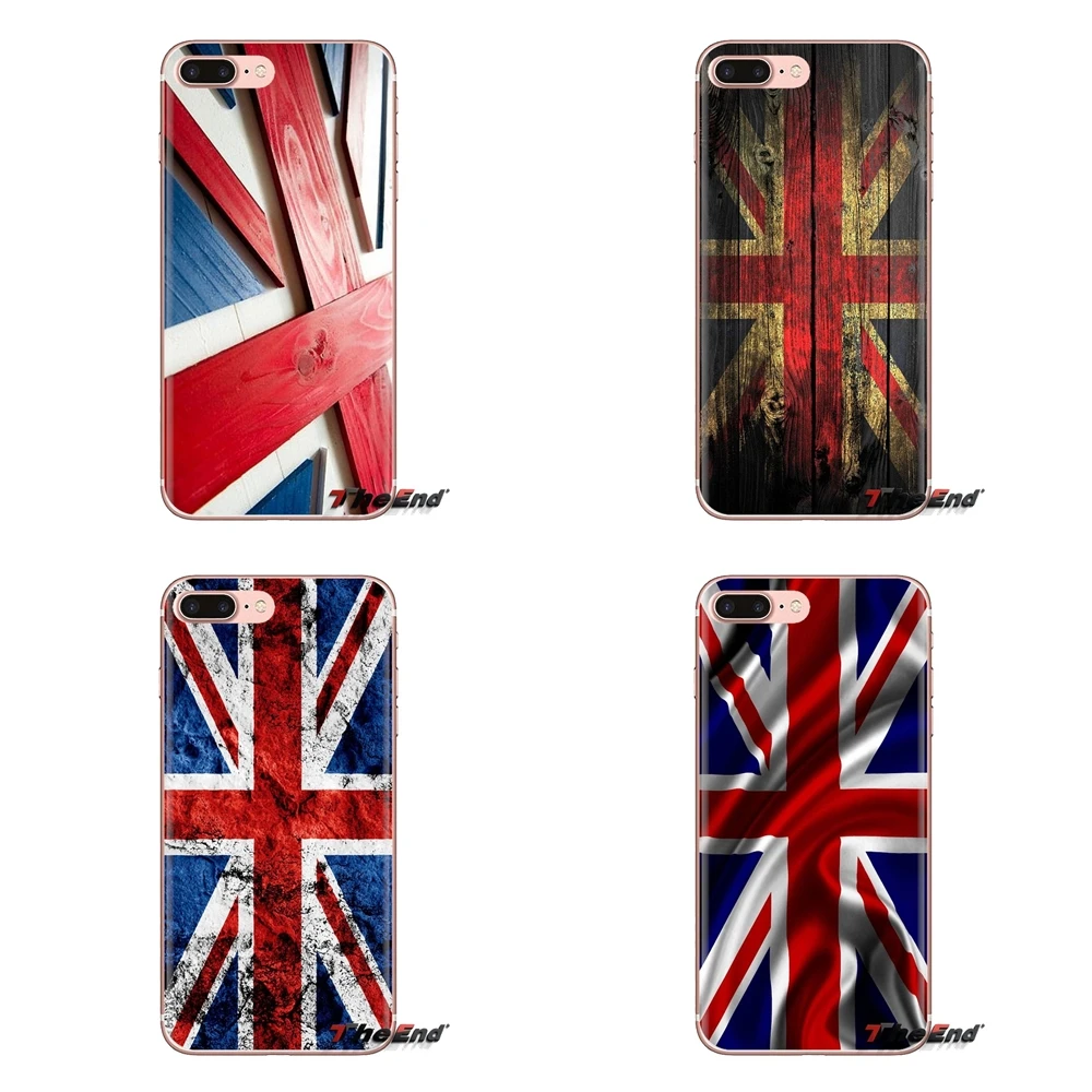For Sony Xperia Z Z1 Z2 Z3 Z5 compact M2 M4 M5 C4 E3 T3 XA Huawei Mate 7 8 Y3II england british uk flag Union Jack Silicone Case |
