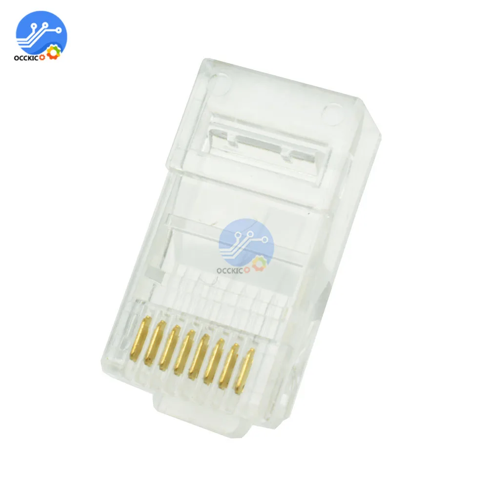 Сетевые кабели RJ45 с позолоченным покрытием модульный разъем Cat5 CAT5e