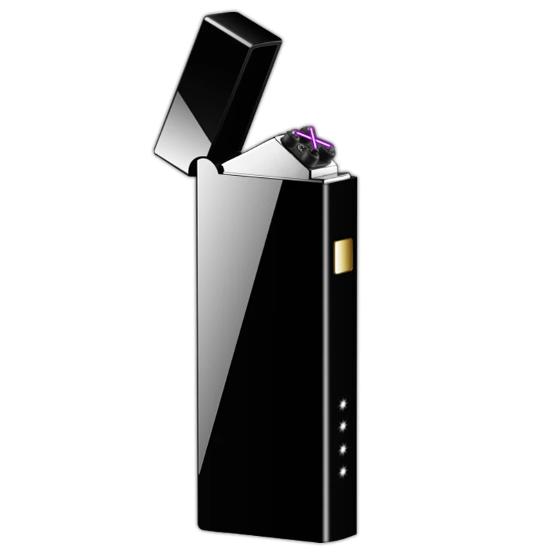 JH-A2 Alibaba Китай интернет-магазины Sanqiao Зажигалки ветрозащитные USB touch двойная дуга
