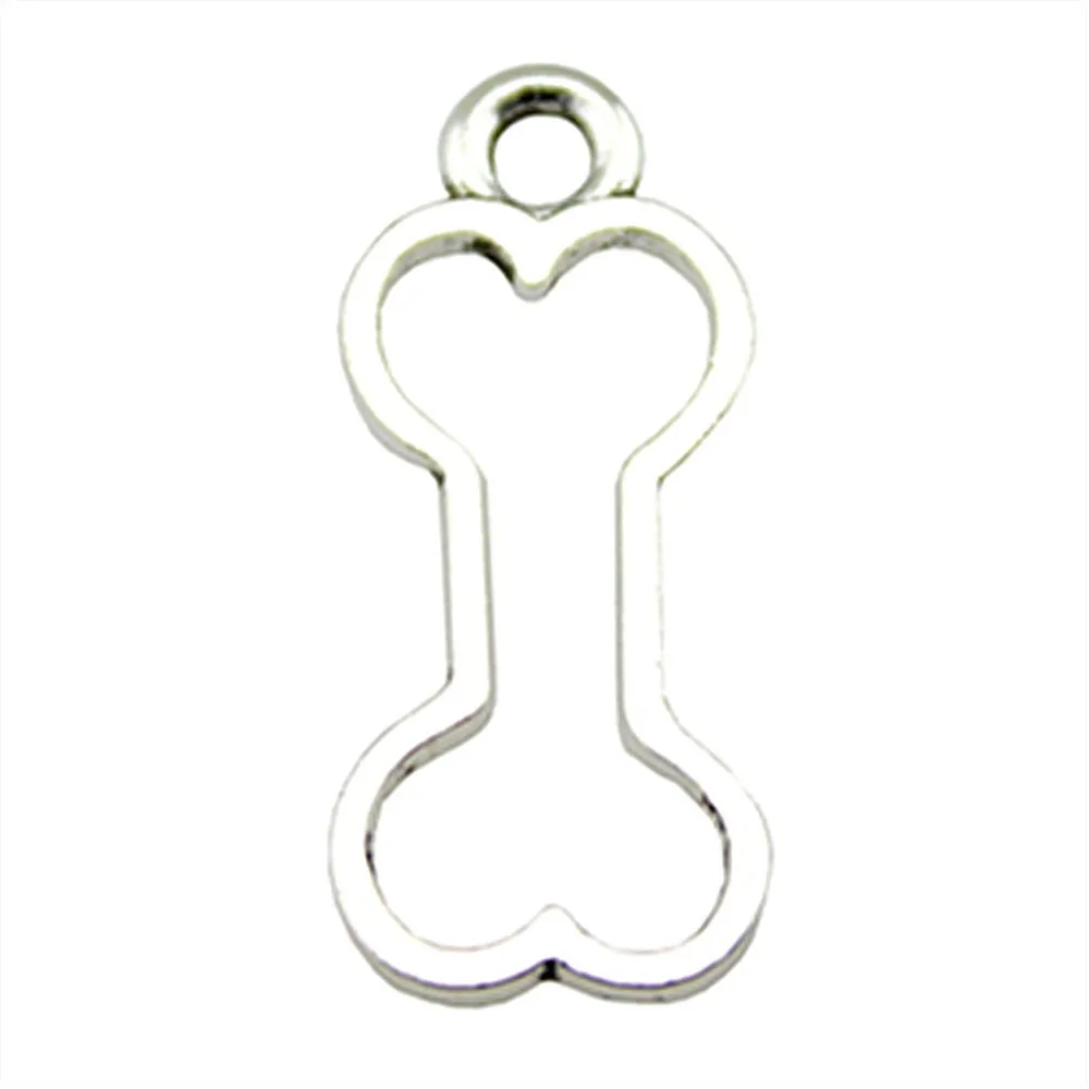 

15pcs Hollow Dog Bone Pendant Charms For Jewelry Making 2 Colors Hollow Bone Charms Charm Hollow Bone 25x11mm