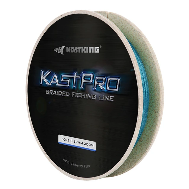 Kastking Linha De Pesca Kastpro, Linha De Pesca Trançada Com Multifilamento  De 300m, 4 Fios 8 10 15 20 30 40 50 65 80lb Verde E Azul - Linhas De Pesca  - AliExpress