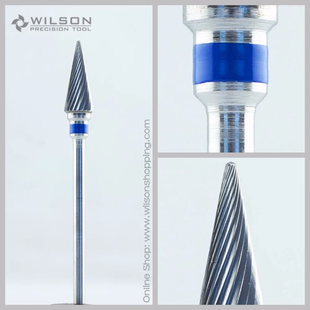 Стандартное (5000915) твердосплавное сверло для ногтей WILSON, инструменты, гвозди, аксессуары и аксессуары для ногтей
