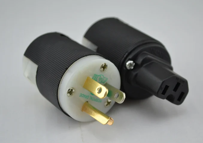 Hifi HBL8215C Вилка питания стандарта США и IEC разъем пара