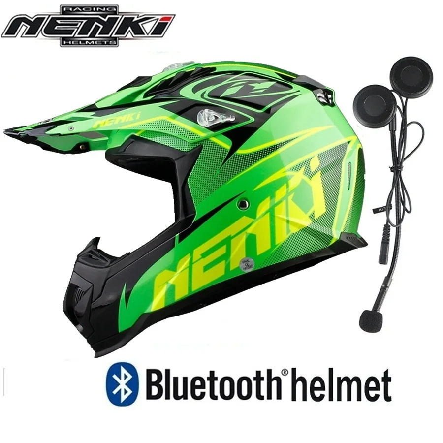 1 комплект профессиональный MX мотоциклетный шлем из материала ABS Bluetooth беспроводная гарнитура мотоциклетный шлем
