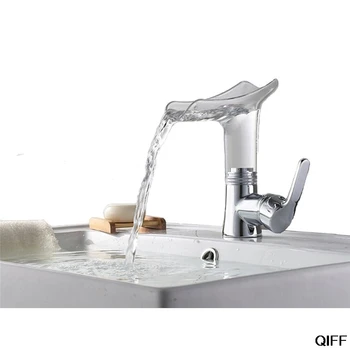 

Drop Ship&Wholesale Elegant Luxurious Transparent Faucet For Kitchen Bathroom Waterfall Faucet High-grade Artistry July 3