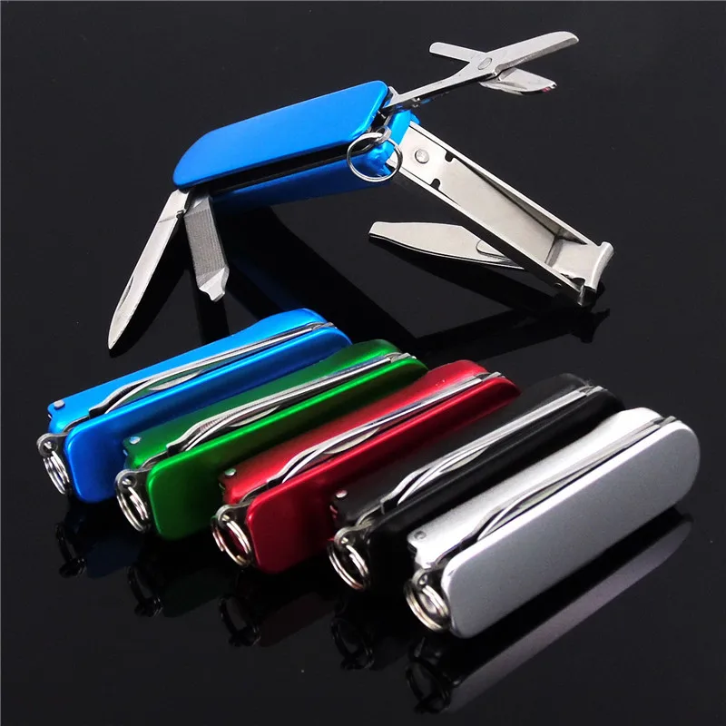 4 IN 1 Multifunctional Stainless Steel Foldable Nail Clipper Cutter