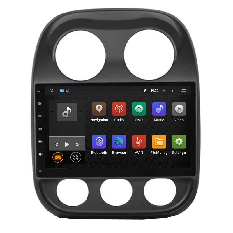 10 1 &quotAndroid 6 0 8 7 dvd-плеер автомобиля для JEEP COMPASS Patriot 2007-octa core 4 г юаней 32 rom |
