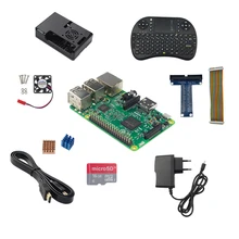 Raspberry Pi 3 Modell B + Netzteil + 16G Sd-karte + Keybaord + fall + Kühlkörper + HDMI Kabel + GPIO Kabel + GPIO Boaed + Fan