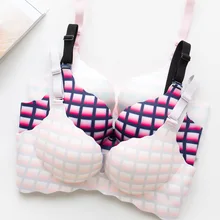 Глубокий v-образный вырез; модный Удобный бесшовный бюстгальтер для маленьких девочек; цельные модели толщины; регулируемые пикантные комплекты нижнего белья для девушек