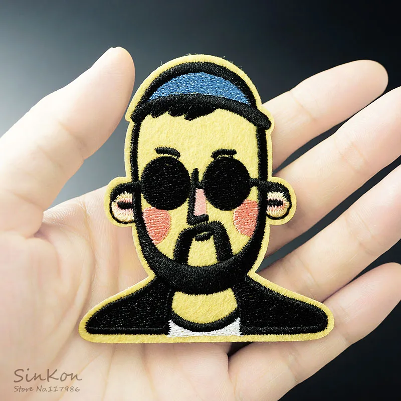 

Leon Size:6.2x7.6cm Iron On Patch Embroidered Applique Sewing Clothes Stickers Garment Apparel Accessories Badges