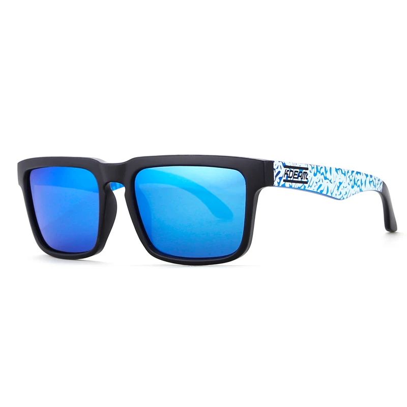 KDEAM очки антибликовым покрытием Мода квадратный Для мужчин поляризационные Солнцезащитные очки для женщин Брендовая дизайнерская обувь летние Защита от солнца Очки Polaroid полный пакет