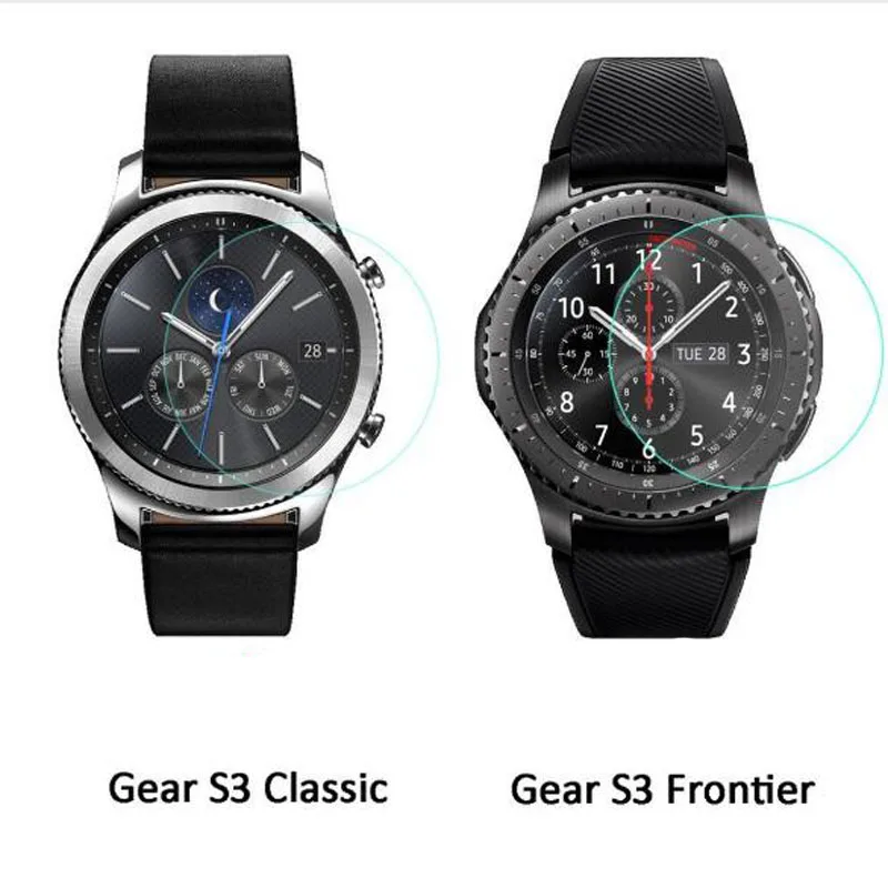 

Ultra Clear Protective Film Guard For Samsung Gear S3 Classic/Frontier Tempered Glass Smart Watch Display Screen Protector Cover