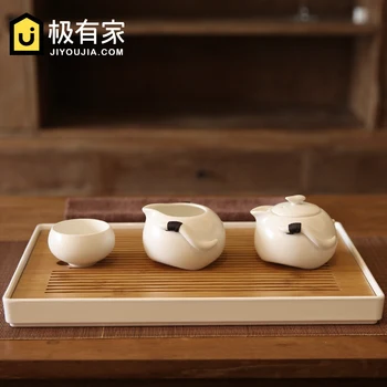 

Tea tray household simple kungfu Japanese tea set solid wood dry bamboo tea table mini tea sea water storage bamboo teaboard