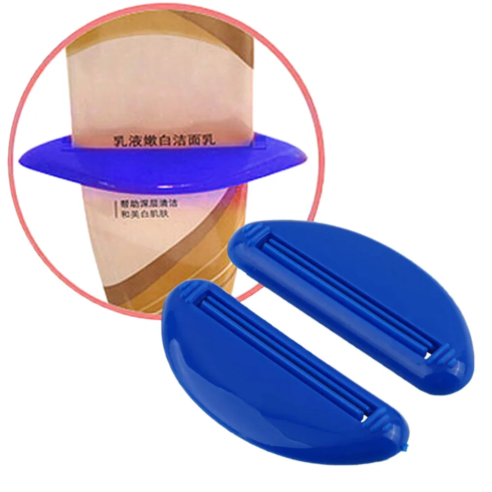 

2Pcs/Set Bathroom Creative Squeeze Tube Squeezer Easy Press Toothpaste Squeezers Color Random