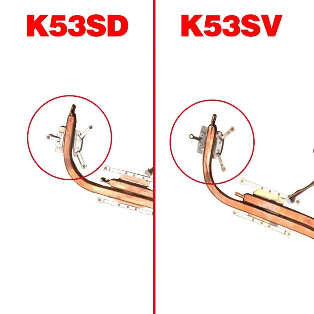 Новый подлинный вентилятор для ноутбука For Asus K53 X53 K53S A53S X53S K53SV K53SD K53SM K53SJ K53SC|heat