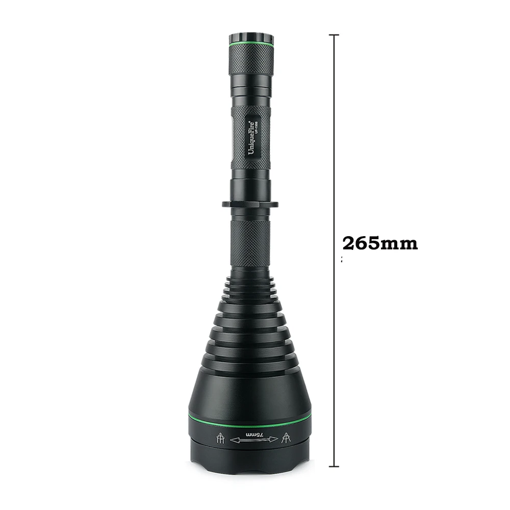 UniqueFire T75 1508 XRE светильник вспышка красный 3 режима Дальний свет Точечный