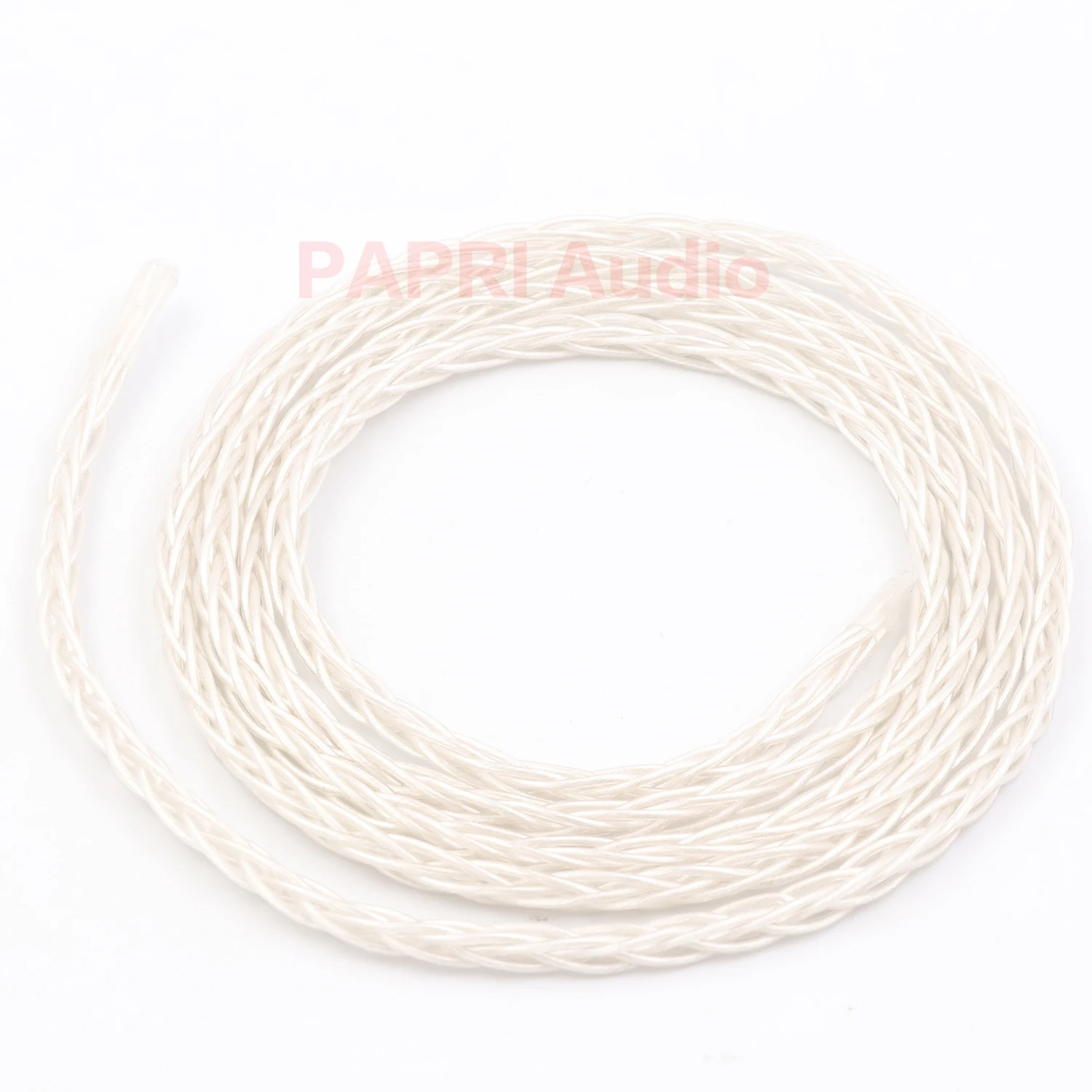 PAPRI Newest GS02 8Cores Upgrade Headphone Cable 6N OCC Silver Plated Litz Structure Wire Hifi DIY For Earphone Audio Line