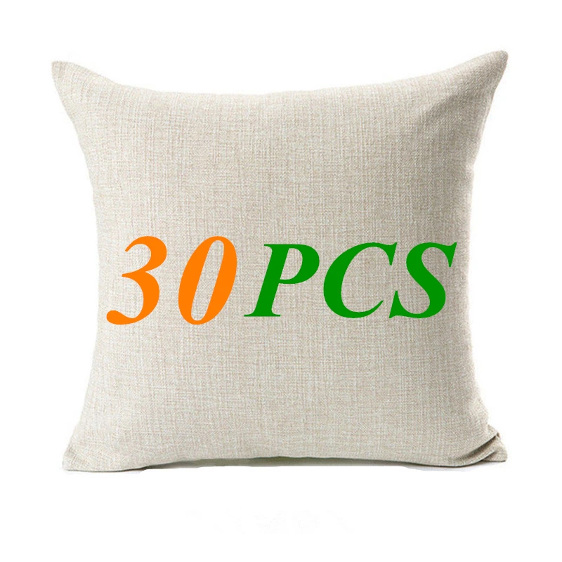 Wholesale 30pcs Blank Thermal Hot Heat Transfer Print Pillow Cover Diy