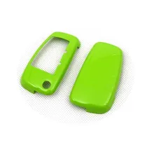 Жесткий пластиковый БЕСКЛЮЧЕВОЙ дистанционный ключ защитный кожух(глянцевый зеленый) для Audi