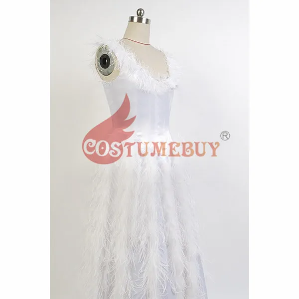 Costumebuy, изготовленное на заказ, Белоснежка, принцесса, белое нарядное платье, один раз на время, Женский карнавальный костюм, платья, вечерние платья на Хэллоуин