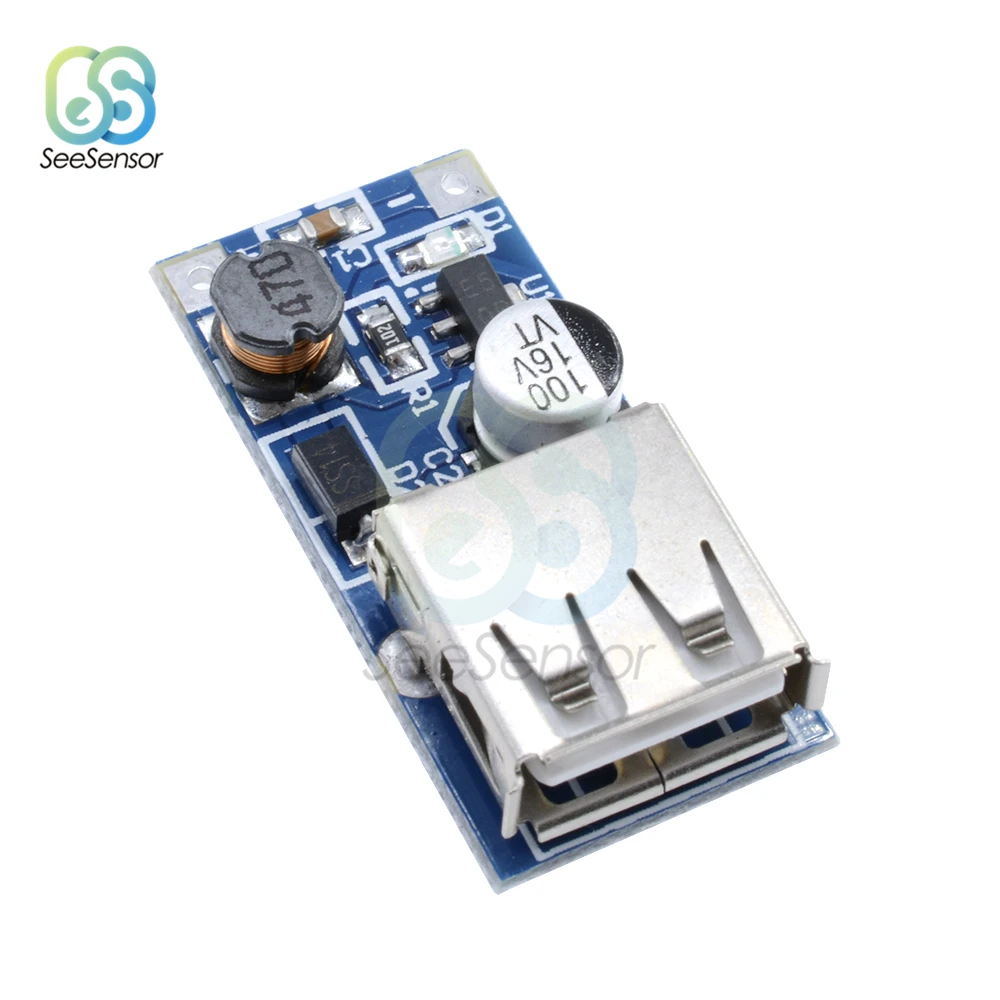 

0.9V-5V to 5V DC-DC USB Voltage Converter Step Up Booster 600mA Power Supply Module