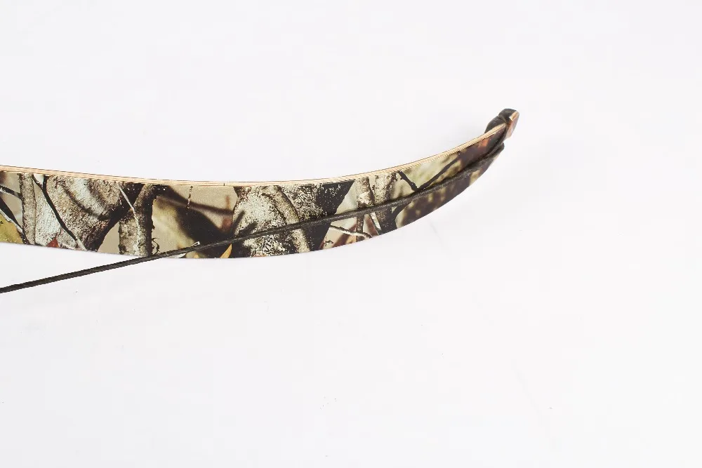 Camo para a Mão Tiro com Arco Caça ao ar Polegadas Recurvo Arco Takedown Preto Direita Usuário Livre 64 30-60lbs 23 64 polegadas 30-60lbs recurvo arco takedown preto