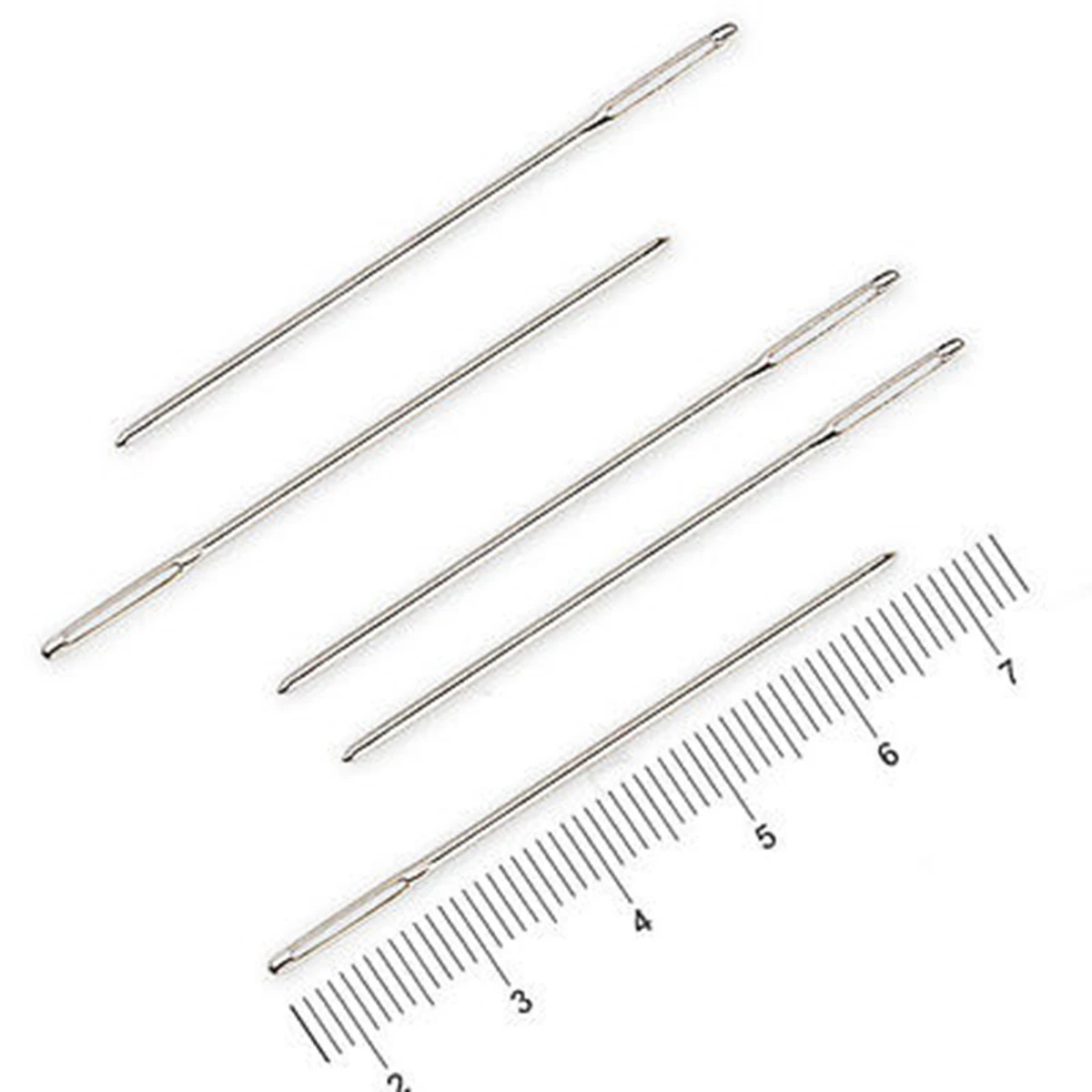 New 10pcs 5cm Large Eye Embroidery Tapestry Darning Needle Sewing Bees Crafts Tools