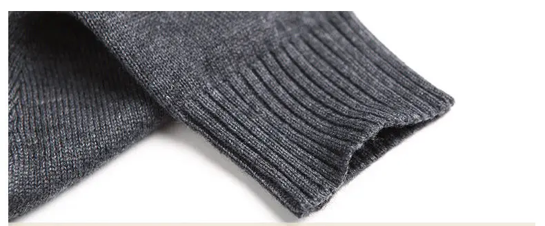 Turtleneck Men Sweaters Pullovers Cotton High Neck knitted Sweater Jumpers Autumn Winter Knitwear Male Red Balck Red Navy White-03