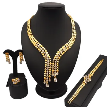 

gold filled jewelry sets african jewelry sets beads jewelry sets african necklace women necklace flower design