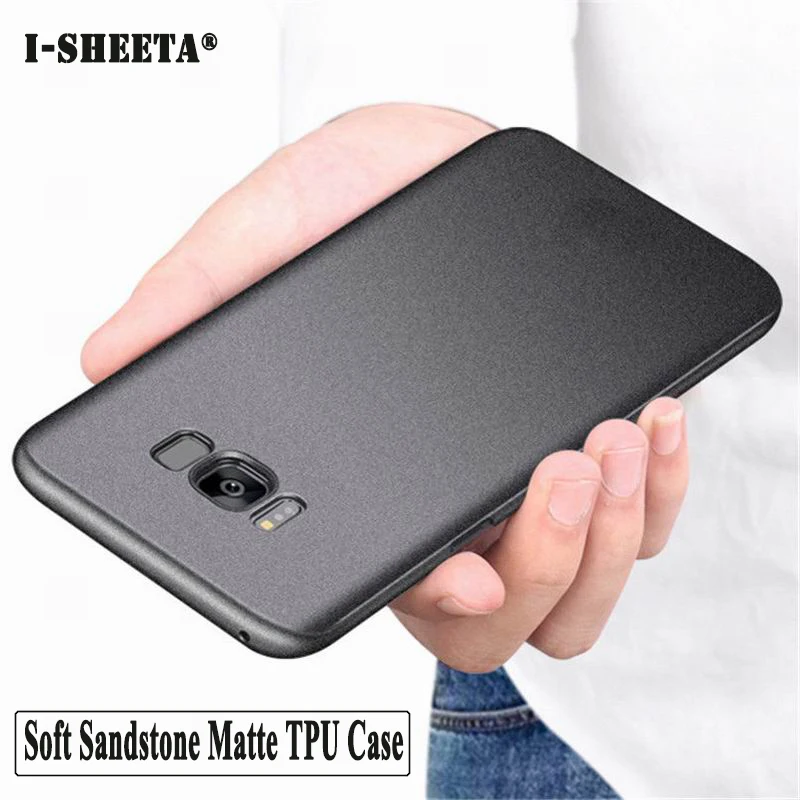 

Shockproof Ultra Thin Soft Matte TPU For Samsung Galaxy A7 A5 A6 A8 Plus 2018 Sandstone Silicone For Samsung A8S M20 M10 Cases