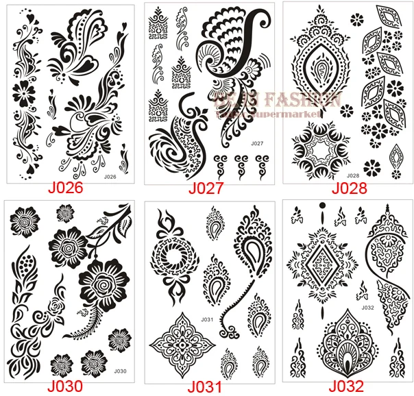 one piece indian arabic flash tattoo black henna lace elephant one piece indian arabic flash tattoo black henna lace elephant