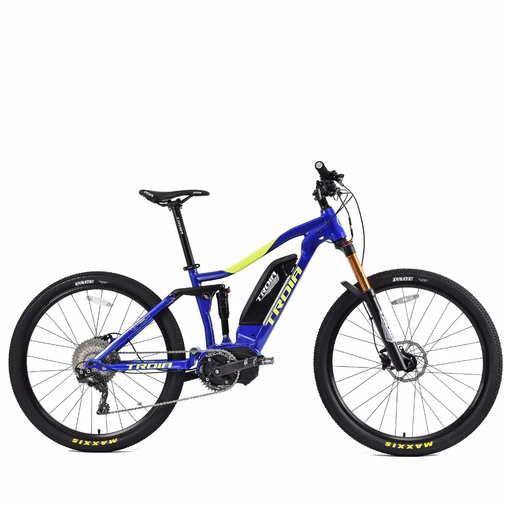 27.5inch E-MTB Soft tail hybrid lithium tram 250w mid-motor Power bicycle electric Travelling bicycle 11speed mtb e-bikes