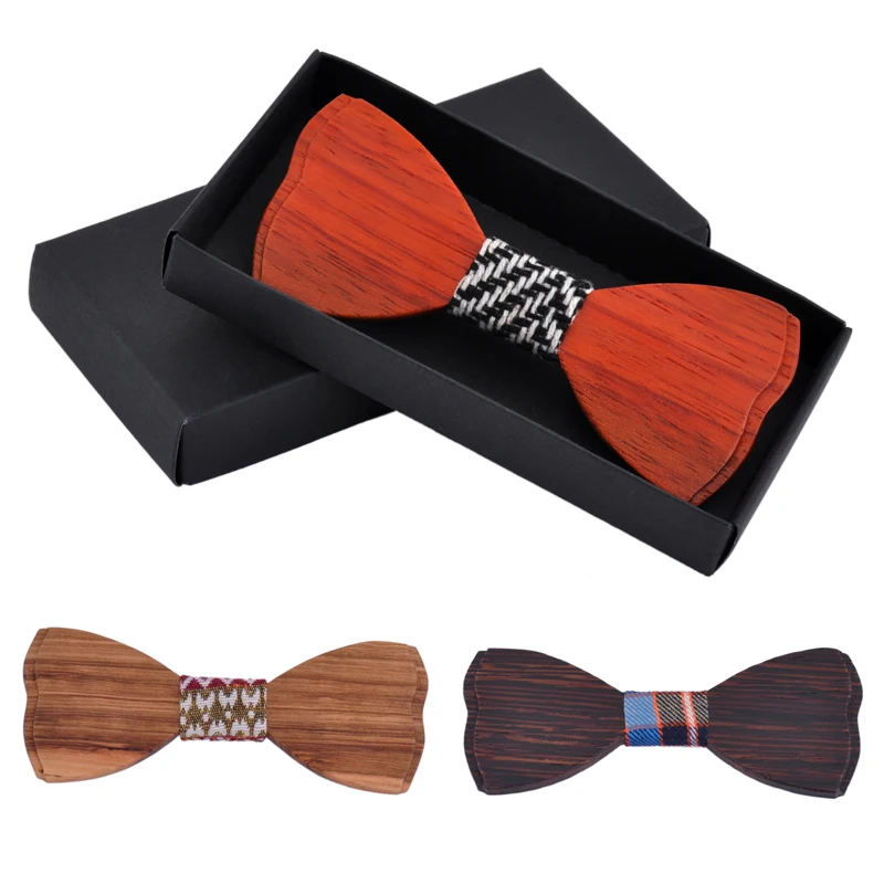 man woman bow tie bamboo