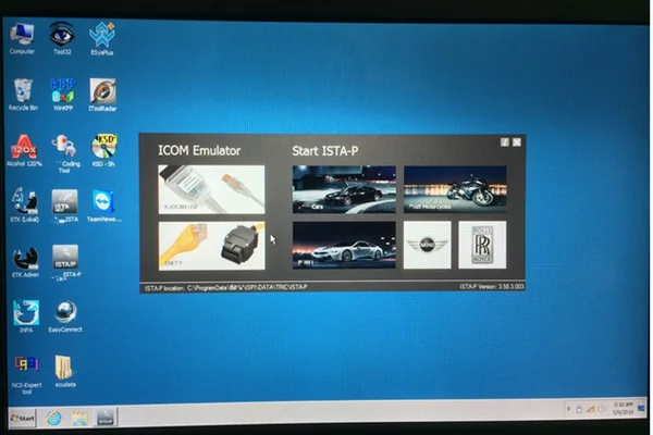 201912 para BMW ICOM Rheingold ISTA/D ISTA/P modo experto de Software con datos completos multiling