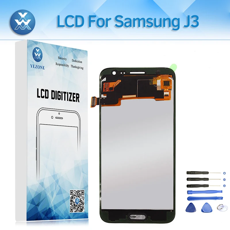 Для Samsung Galaxy J3 2016 J320 J320A J320FN J320M Дисплей ЖК Сенсорный экран планшета Ассамблея